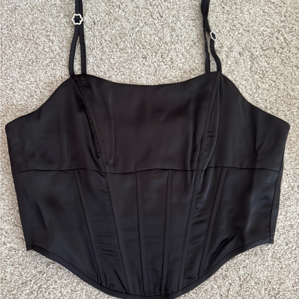 Black Women's Corset Top
